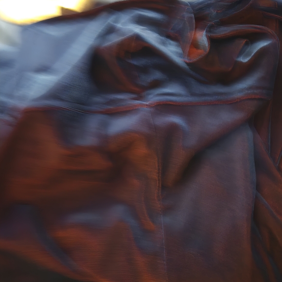 All that Jazz Velvet Midi Dress - Deep Brown and Blue - Picture 8 of 8